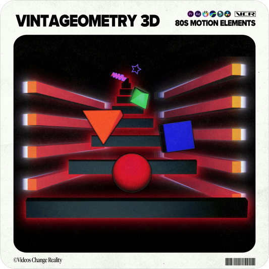Vintageometry 3D | 80s Motion Elements