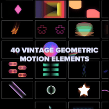 Load image into Gallery viewer, Vintageometry 2 | 70s Motion Elements
